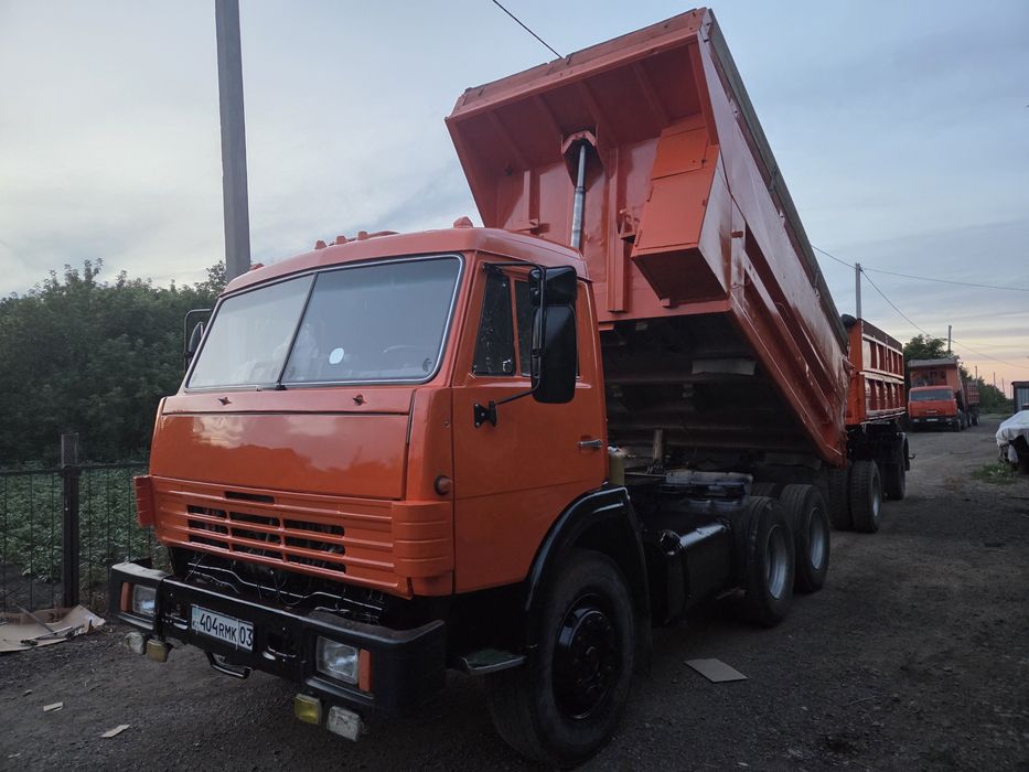 Камаз 55111 с прицепом