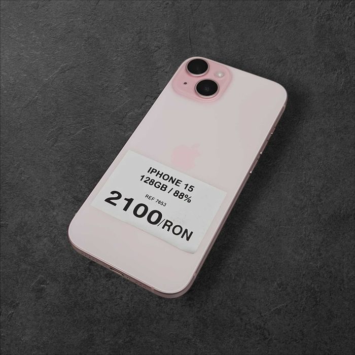 [7653] Apple Iphone 15 128GB 88% / Amanet Tulcea