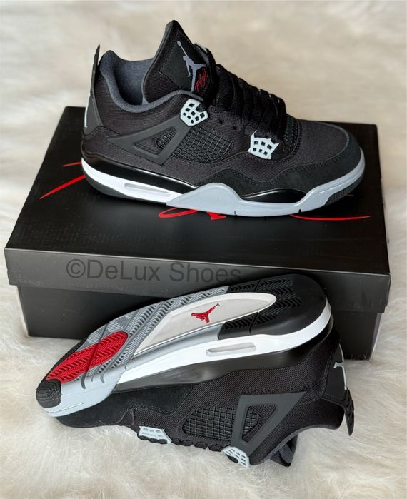 Air Jordan 4 Retro Black Canvas Full Box Verificare Colet Size 35,5-45