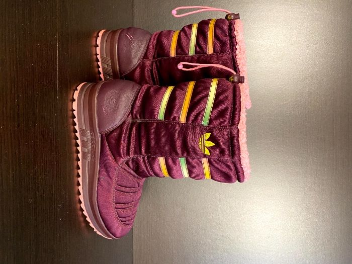 Adidas дамски ботуши с велур номер 38