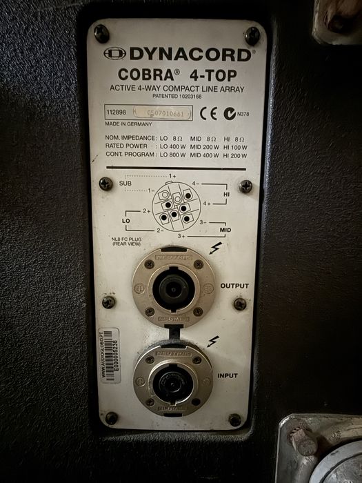 Vând sistem dynacord Cobra 4