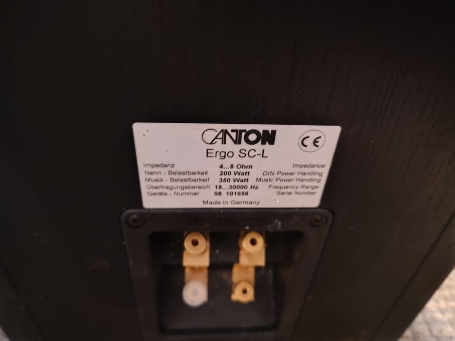 Boxe de podea high-end Canton Ergo SC-L - 2x350W