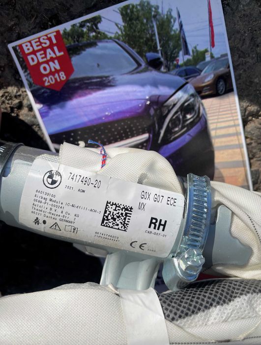 BMW X5 X6 X7 G05 G06 G07 set airbag lateral cortina - plansa de bord