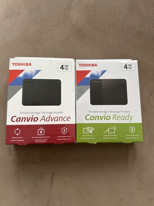 Hard Disk extern TOSHIBA Canvio Advance, 4TB, USB 3.2 Gen 1, negru