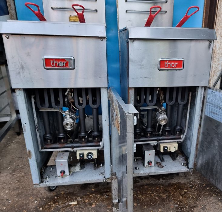 Фритюрник на газ Газов фритюрник