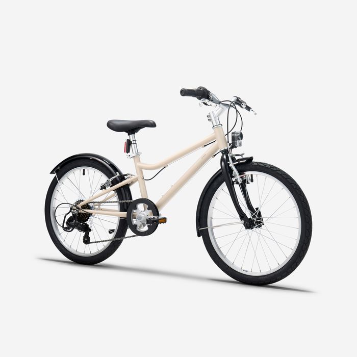 Bicicletă polivalentă 20" Btwin 500 Bej - produs resigilat Decathlon