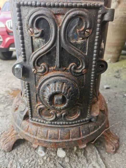 Soba din fonta pe gaz vintage