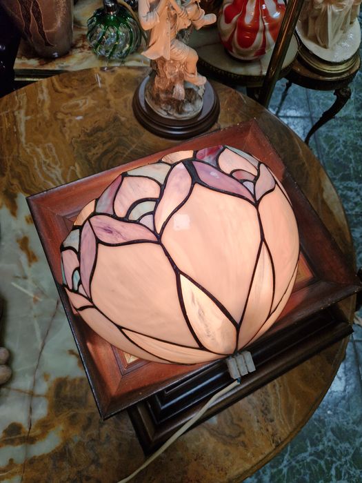 Чифт страхотни антикварни аплици Тифани