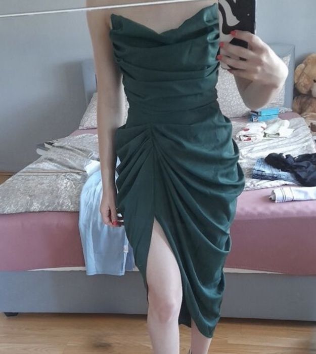 Rochie elegantă verde