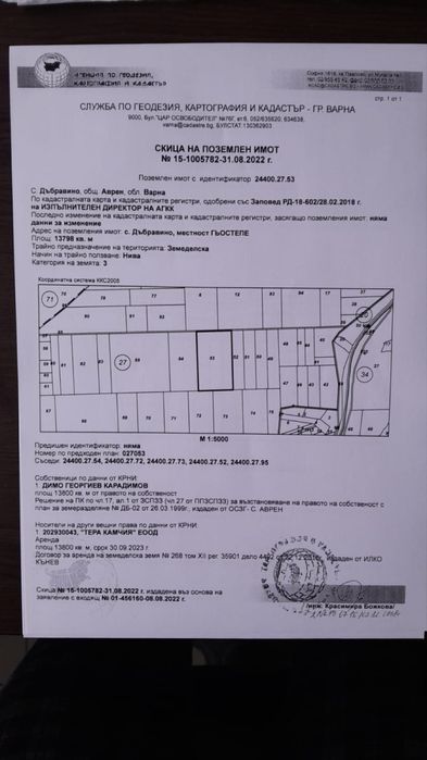 Продава се Земеделски имот в София, НПЗ Хаджи Димитър -  кв.м за 272 €/дка - Снимка #2