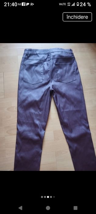 Pantaloni noi imitație piele