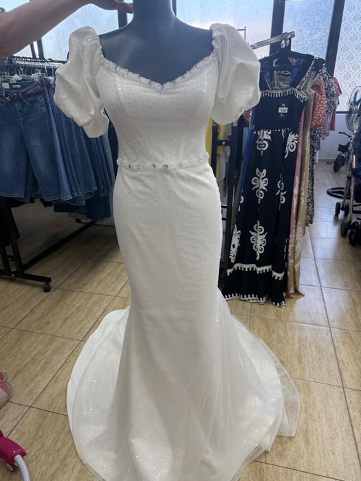 Rochie mireasa mărimea S-M pe corset ,nepurtata