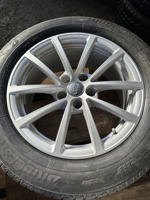 Jante originale Audi A6 cu anvelope vara 225/60 R17 si senzori