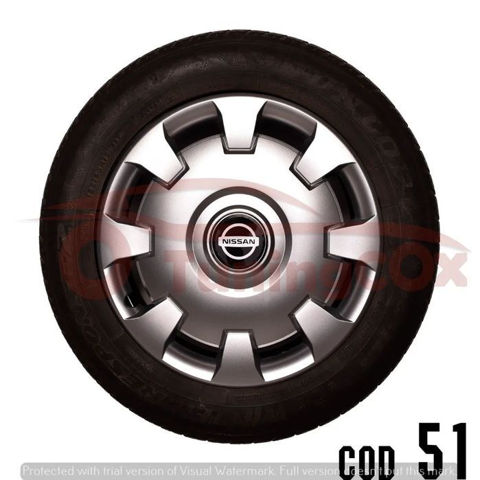 capace roti r12  nissan la set de 4 buc,capace janta aliaj,embleme