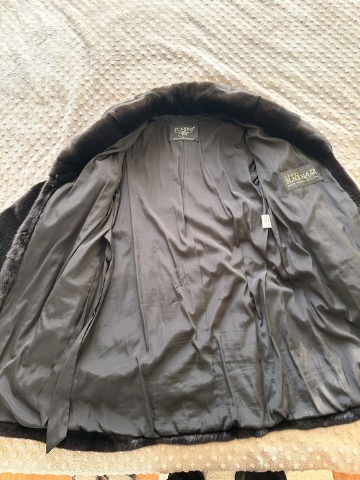 Шуба из норки black nafa