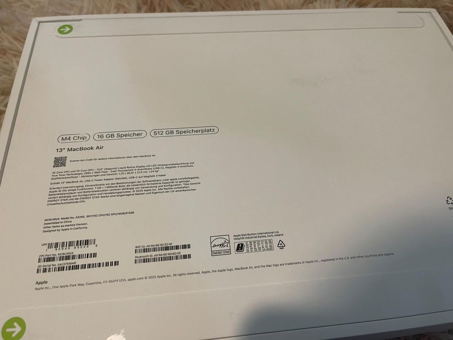 iPad 13 Air  10 core 16gb 512 ssd