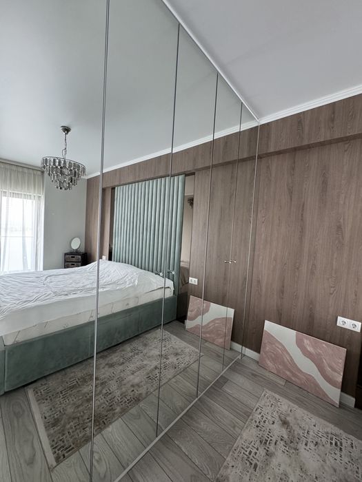 Inchiriez Apartament 2 Camere cu Vedere Frontala la Dunare in bloc Riviera