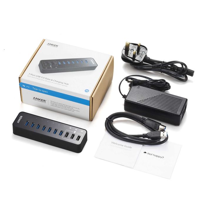 Anker A7515 USB 3.0 хъб със захранване – 10 порта