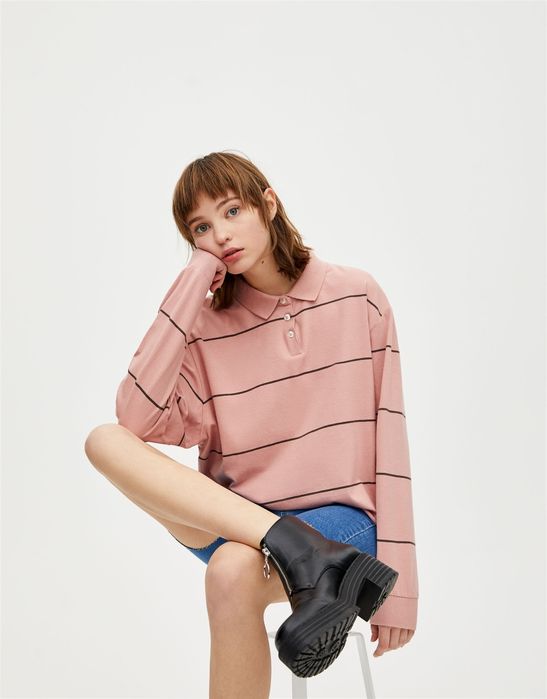 Bluza tricou polo Pull&Bear