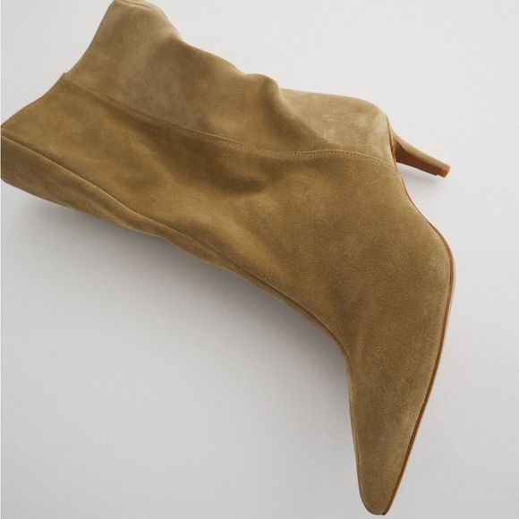 Cizme Zara piele naturală. Masura  38