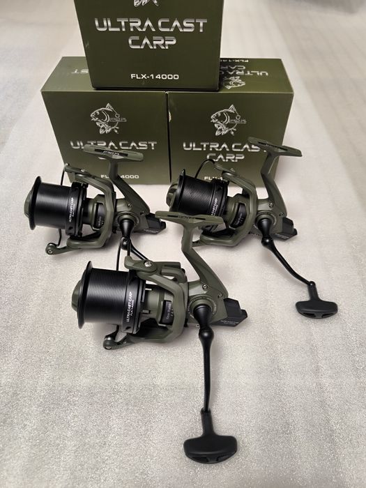 SET 3 Mulinete Pro FL FLX 14000 Ultra Cast 9 Rulmenti