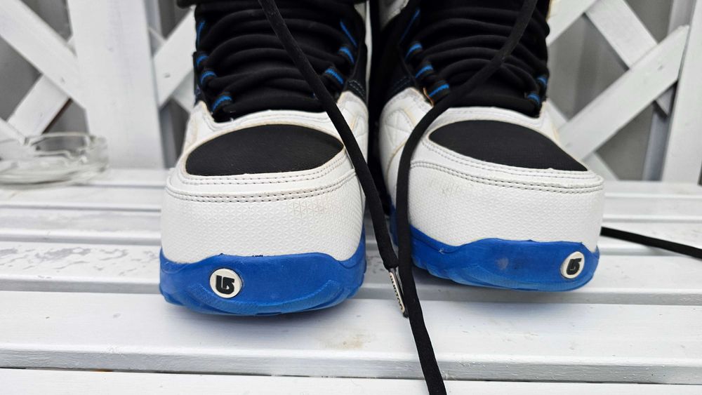 Boots Burton Invader White Black Blue mar 40 - 41 Snowboard