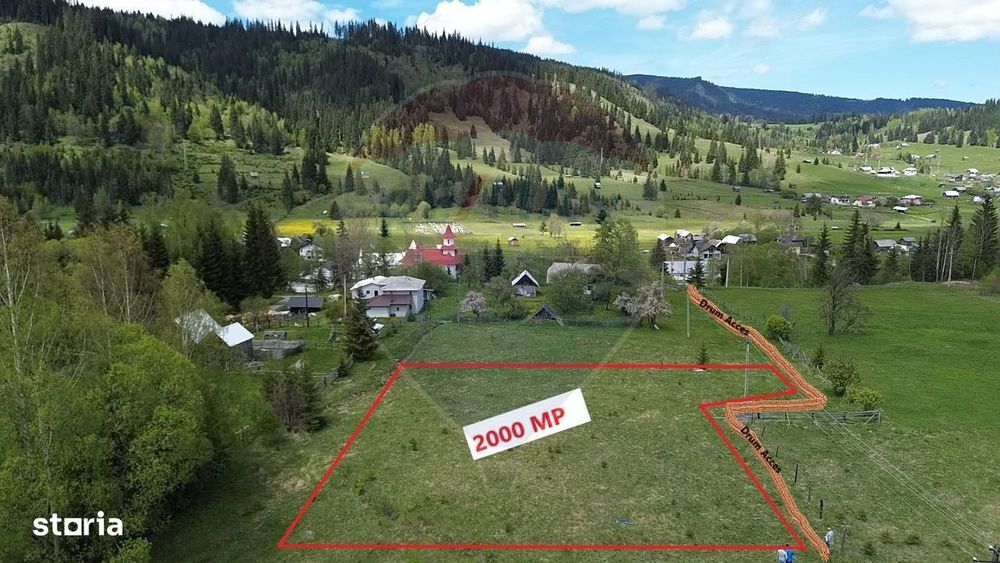 Teren 2,000 mp Saru Dornei / Strada Principala