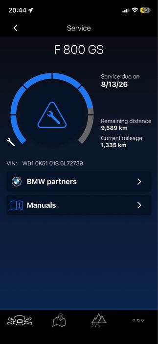 BMW F 800 GS 2025 (noua, 1335 KM)