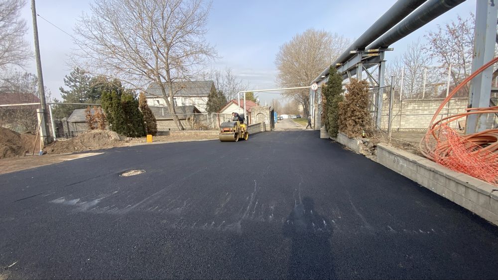 Асфальт Асфальтирование Укладка асфальта