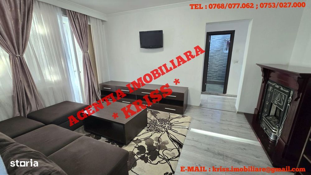 Apartament 3 Camere SEMICENTRAL Conf. 1 Etaj 1 Mobilat Utilat Complet