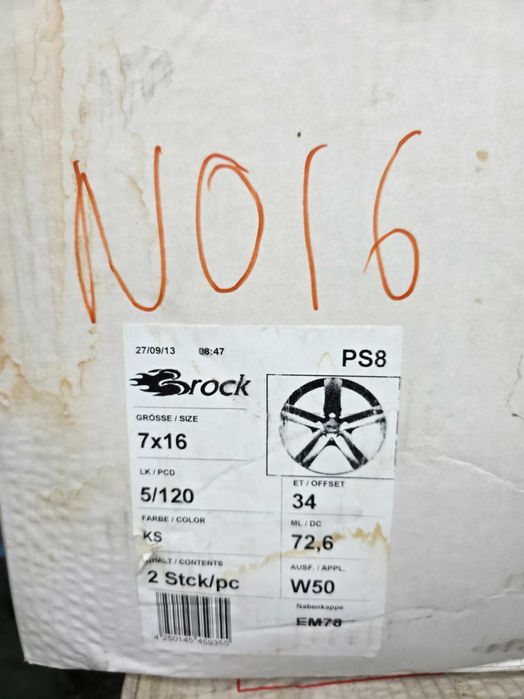 Jante Aliaj 5x120 16'' BMW Seria 1 E82 Seria 3 E46 F30 F31 Seria 5 E60