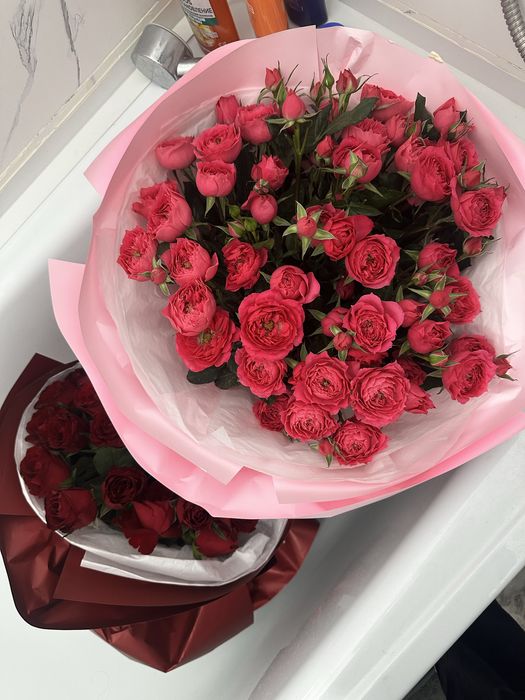 Цветы розы кусковые