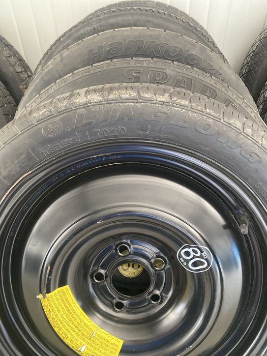 Резервна гума патерица T125/80R17   / 5x108