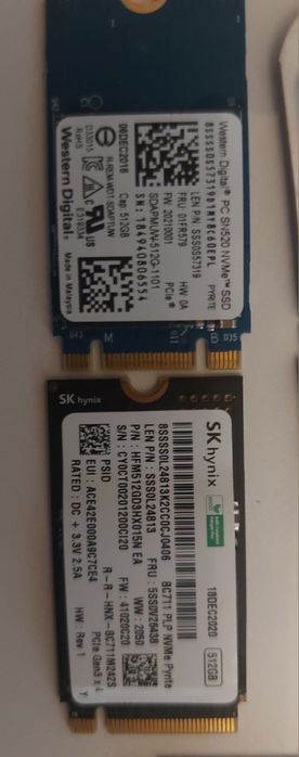 NvME SSD diferite modele
