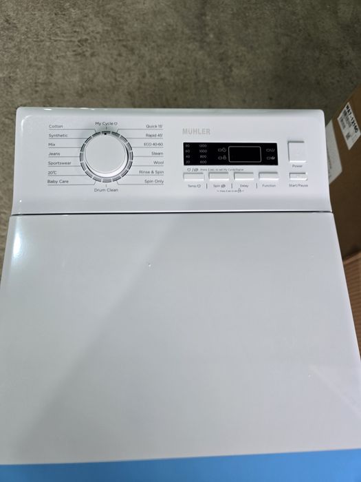 Нова пералня с горно зареждане MUHLER SWM712TMWC, 7kg, 1200rpm,