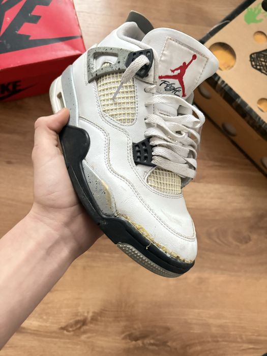 Jordan 4 White Cement