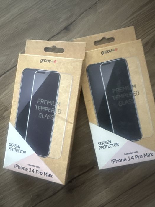 Set folie sticla securizata iphone 14 pro max