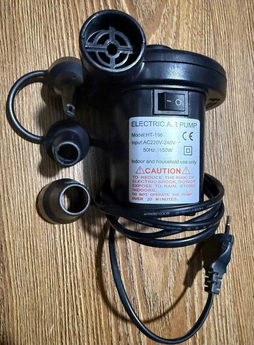 Электрический насос НТ-196 с 3 насадками