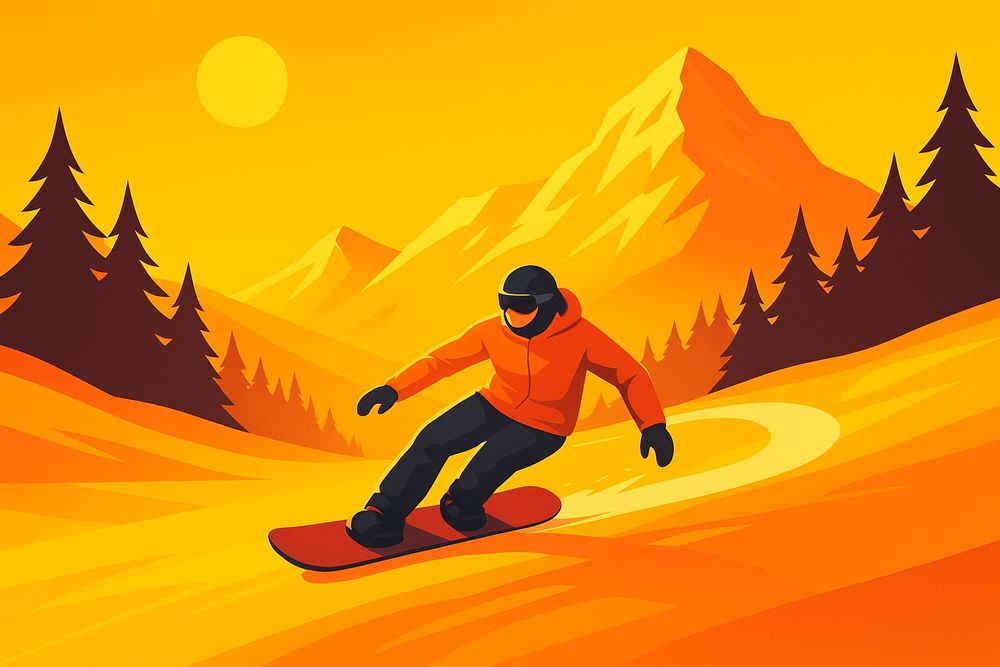 Сноуборд в Риддер для катания.