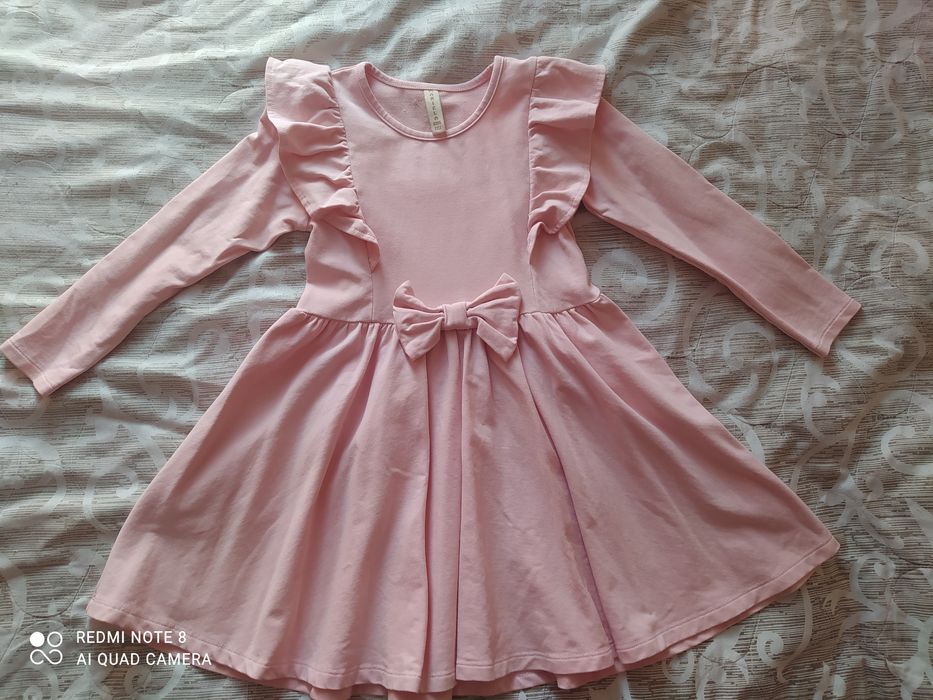 Разкошна рокличка с дълъг ръкав р.122