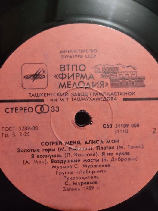 Виниловая пластинка