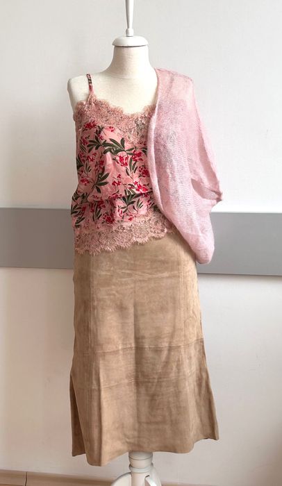 ARMA страхотна бутикова кожена дамска пола