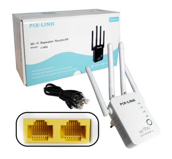 Wi-Fi Усилитель PIX-LINK LV-WR16. Есть доставка