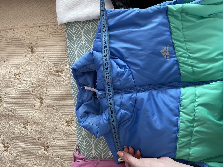 Vesta adidas xl verde cu albastru