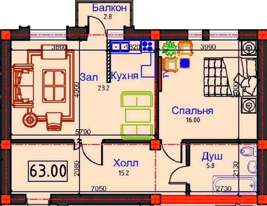 Продаются 1-но и 2-х комнатная квартиры в ж/к Gagarin Avenue