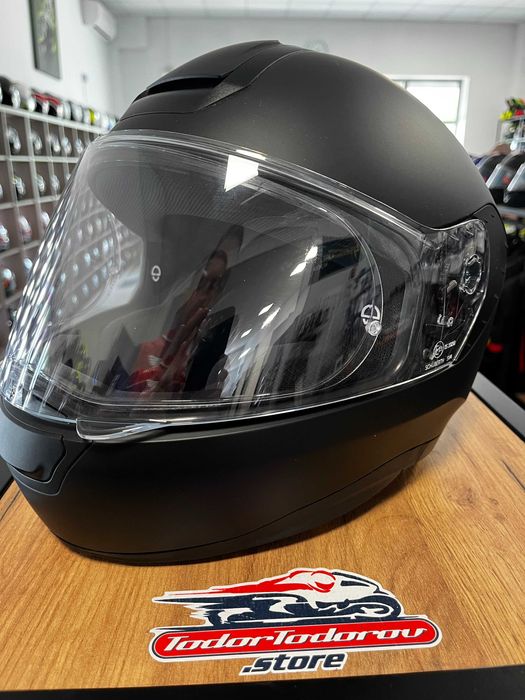 Мото каска SCHUBERTH R2 Matt Black,размер S 55-56см.като нова!