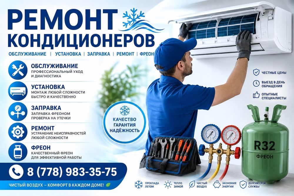 Установка. Ремонт. Кондиционеров.