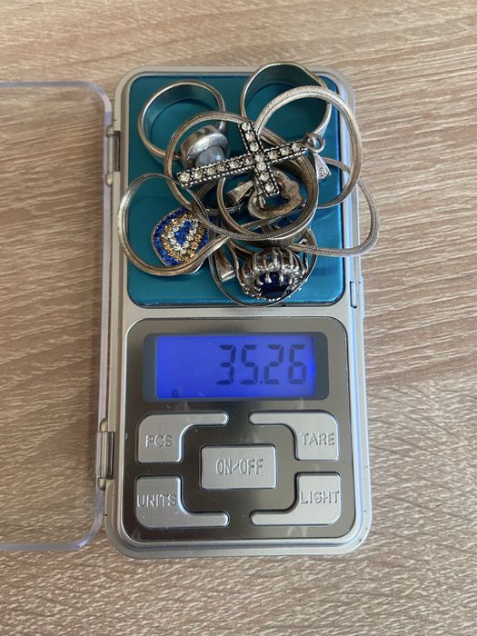 Сребърни бижута, проба 925.