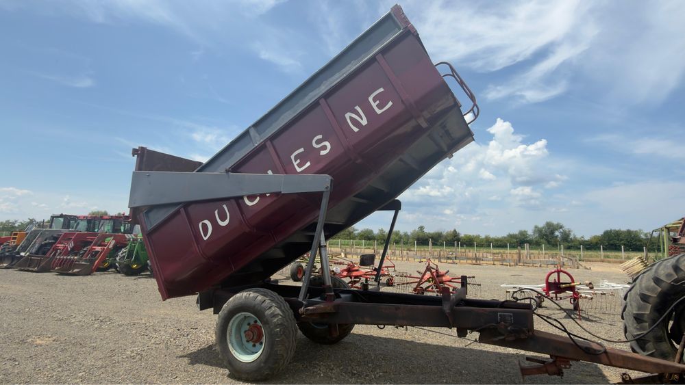 Remorca Agricola  Basculabilă  pe axă Tandem Duchesne de 11 tone