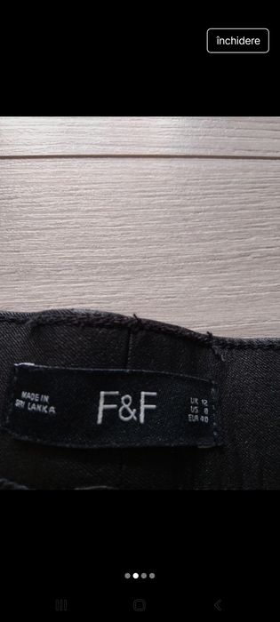 Vand pantaloni imitatie piele
